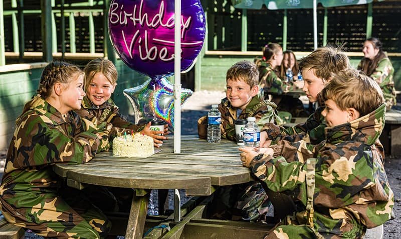 Mini Paintball kids birthday party